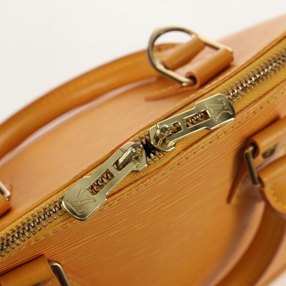 Louis Vuitton Alma Handbag Epi Leather Yellow Leather Handbag (Pre-Owned) - Picture 13 of 16
